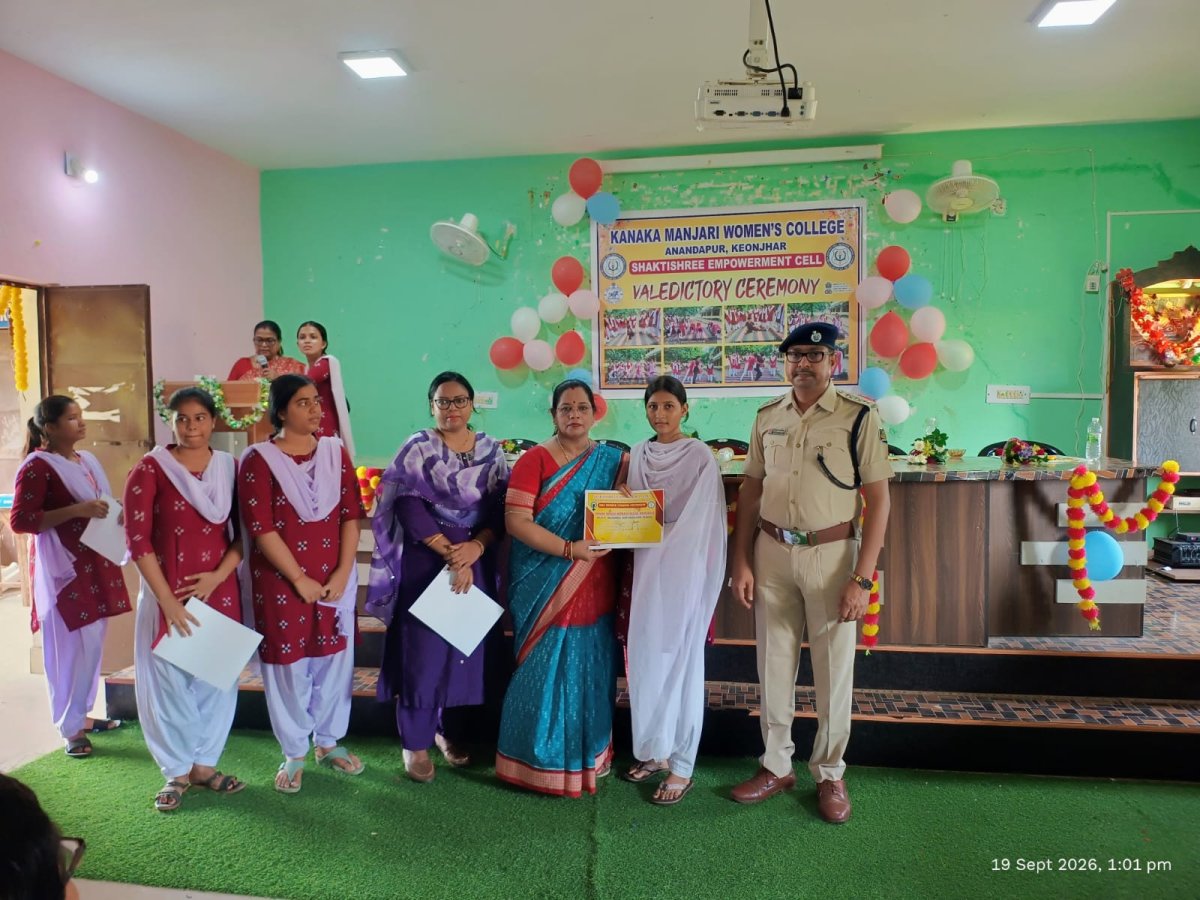  Saktisri empowerment cell programme conducted at kanak manjari womens college. 