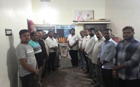 ବିଜେପି ଯୁବମୋର୍ଚା ପକ୍ଷରୁ ପଣ୍ଡିତ ଦିନ ଦୟାଲ ଉପାଧ୍ୟାୟ ଙ୍କ ଜୟନ୍ତୀ ପାଳନ 