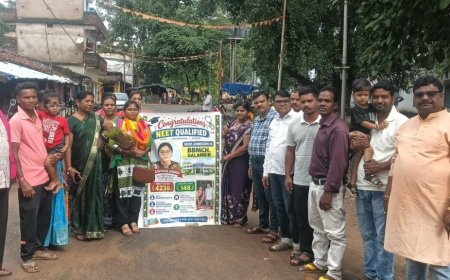 ମୁରିବାହାଲ ବ୍ଲକ ର ଝିଅ ରାଜଶ୍ରୀ ଧାରୁଆ ସର୍ବ ଭାରତୀୟ ମେଡିକାଲ ପରୀକ୍ଷା ରେ ଉତୀର୍ଣ୍ଣ 