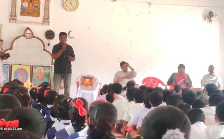 ଆନନ୍ଦପୁର ସରସ୍ବତୀ ଶିଶୁ ମନ୍ଦିର ରେ ଗୋପବନ୍ଧୁ ଜୟନ୍ତୀ ପାଳନ 